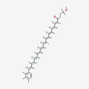 molecular formula C41H54O2 B1252383 Okenone 