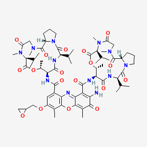 molecular formula C65H90N12O18 B1252390 7-(2,3-Epoxypropoxy)actinomycin D 