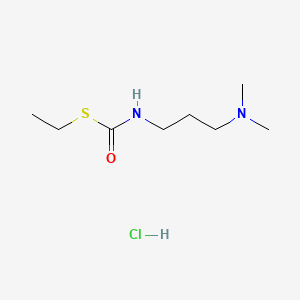 molecular formula C8H19ClN2OS B1252391 Prothiocarb hydrochloride CAS No. 19622-19-6
