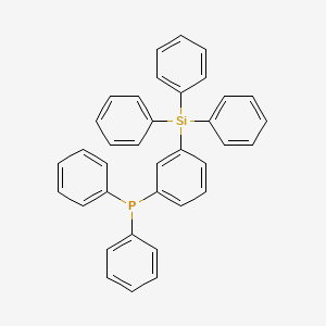 molecular formula C36H29PSi B12523928 Phosphine, diphenyl[3-(triphenylsilyl)phenyl]- CAS No. 651329-80-5
