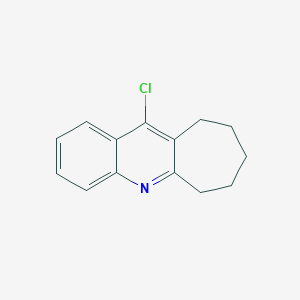 molecular formula C14H14ClN B1252393 11-Chloro-7,8,9,10-tetrahydro-6H-cyclohepta[B]quinoline CAS No. 5778-71-2