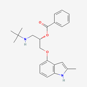 molecular formula C23H28N2O3 B1252401 (S)-Bopindolol CAS No. 62697-41-0