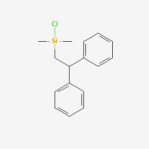 molecular formula C16H19ClSi B12524070 Chloro(2,2-diphenylethyl)dimethylsilane CAS No. 820207-14-5