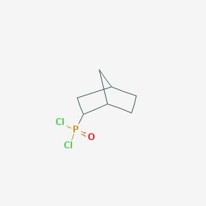 molecular formula C7H11Cl2OP B12524074 Bicyclo[2.2.1]heptan-2-ylphosphonic dichloride CAS No. 803727-14-2