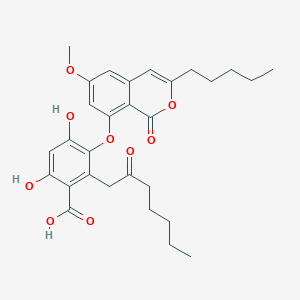 molecular formula C29H34O9 B1252411 Beta-Collatolic acid 