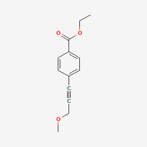 molecular formula C13H14O3 B12524137 Ethyl 4-(3-methoxyprop-1-yn-1-yl)benzoate CAS No. 827028-04-6