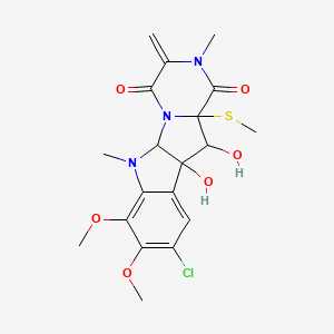 molecular formula C19H22ClN3O6S B1252414 sporidesmin F CAS No. 23044-40-8