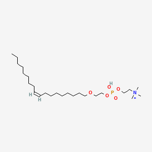 molecular formula C25H53NO5P+ B1252418 Oleyoxyethyl phosphorylcholine 
