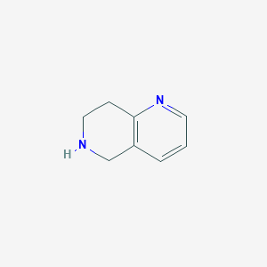 molecular formula C8H10N2 B1252419 5,6,7,8-Tetrahydro-1,6-naphthyridine CAS No. 80957-68-2