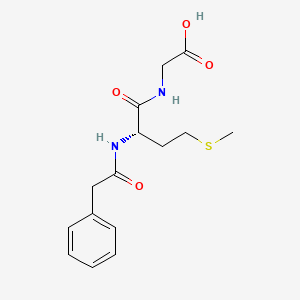 molecular formula C15H20N2O4S B12524196 N-(Phenylacetyl)-L-methionylglycine CAS No. 681856-49-5