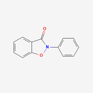 B1252450 2-Phenyl-1,2-benzoxazol-3-one CAS No. 65685-42-9