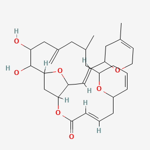 molecular formula C30H42O7 B1252458 Isolaulimalide 