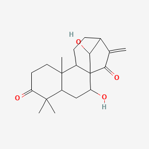 molecular formula C20H28O4 B1252461 Glaucocalyxin A 