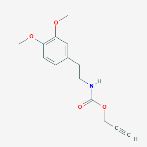 molecular formula C14H17NO4 B12524615 Prop-2-yn-1-yl [2-(3,4-dimethoxyphenyl)ethyl]carbamate CAS No. 653601-40-2