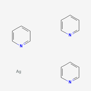 molecular formula C15H15AgN3 B12524722 pyridine;silver CAS No. 653600-26-1