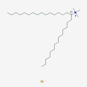 molecular formula C33H70BrN B12524785 N,N,N-Trimethyltriacontan-15-aminium bromide CAS No. 666748-02-3