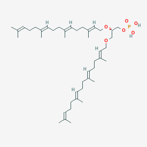 molecular formula C43H73O6P B1252483 2,3-bis-O-(geranylgeranyl)-sn-glycerol 1-phosphate 