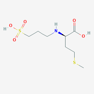molecular formula C8H17NO5S2 B12524858 N-(3-Sulfopropyl)-D-methionine CAS No. 819864-28-3