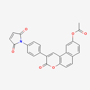 molecular formula C25H15NO6 B1252486 ThioGlo 3 