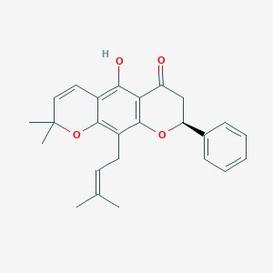 molecular formula C25H26O4 B1252487 Mundulin 