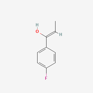 molecular formula C9H9FO B12524877 (1Z)-1-(4-Fluorophenyl)-1-propen-1-ol 