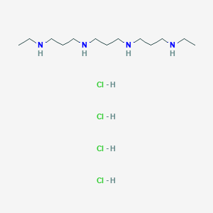 molecular formula C13H36Cl4N4 B125249 N1,N11-二乙基去精胺 CAS No. 156886-85-0