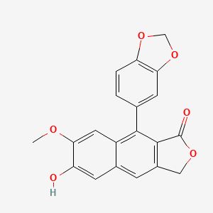 molecular formula C20H14O6 B1252495 Daurinol CAS No. 79862-78-5