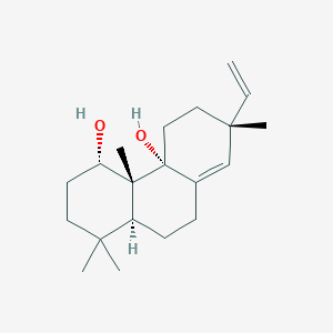 molecular formula C20H32O2 B1252500 Sandaracopimaradiene-1alpha,9alpha-diol 