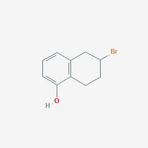 molecular formula C10H11BrO B12525009 6-Bromo-5,6,7,8-tetrahydronaphthalen-1-ol CAS No. 652977-99-6
