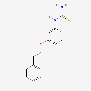 molecular formula C15H16N2OS B12525025 (3-Phenethyloxyphenyl)thiourea CAS No. 832098-92-7
