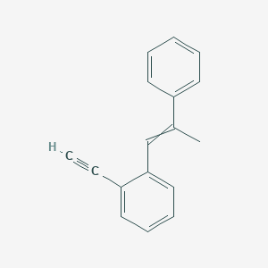 molecular formula C17H14 B12525215 1-Ethynyl-2-(2-phenylprop-1-en-1-yl)benzene CAS No. 819871-37-9
