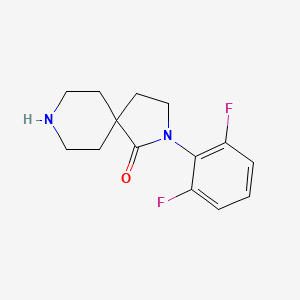 molecular formula C14H16F2N2O B12525229 2-(2,6-Difluorophenyl)-2,8-diazaspiro[4.5]decan-1-one 