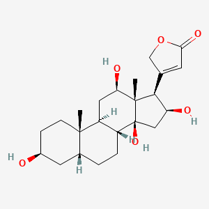 molecular formula C23H34O6 B1252536 Diginatigenin CAS No. 559-57-9