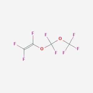 molecular formula C4F8O2 B12525383 1-[Difluoro(trifluoromethoxy)methoxy]-1,2,2-trifluoroethene CAS No. 700874-87-9