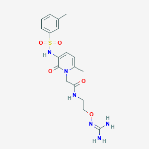 molecular formula C18H24N6O5S B1252543 RWJ-445167 