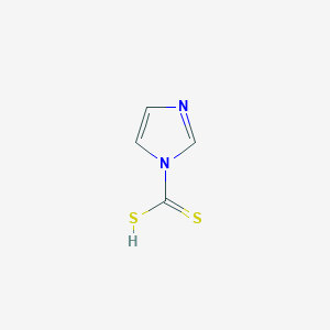 molecular formula C4H4N2S2 B12525508 1H-Imidazole-1-carbodithioic acid CAS No. 732930-06-2