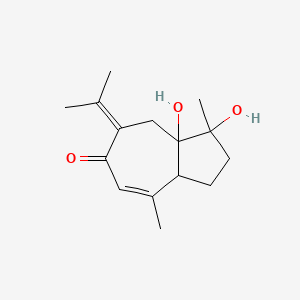 molecular formula C15H22O3 B1252575 Procurcumadiol CAS No. 129673-90-1