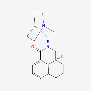 molecular formula C19H24N2O B1252584 Palonosetron, (3R)- CAS No. 149654-00-2