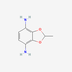 molecular formula C8H10N2O2 B12525858 2-Methyl-2H-1,3-benzodioxole-4,7-diamine CAS No. 705928-33-2