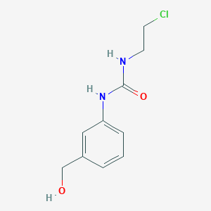 molecular formula C10H13ClN2O2 B12525889 N-(2-Chloroethyl)-N'-[3-(hydroxymethyl)phenyl]urea CAS No. 803729-78-4