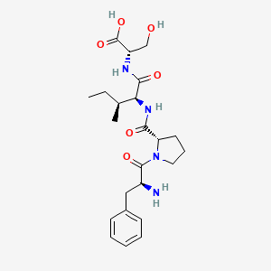 molecular formula C23H34N4O6 B12525902 L-Phenylalanyl-L-prolyl-L-isoleucyl-L-serine CAS No. 798540-55-3