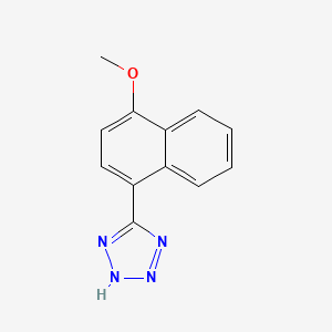 molecular formula C12H10N4O B12525921 5-(4-methoxynaphthalen-1-yl)-2H-tetrazole CAS No. 651769-45-8