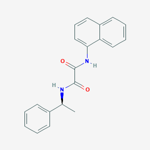 molecular formula C20H18N2O2 B12525974 N~1~-(Naphthalen-1-yl)-N~2~-[(1S)-1-phenylethyl]ethanediamide CAS No. 816419-29-1