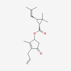 molecular formula C19H26O3 B1252604 (+)-cis-Allethrin 