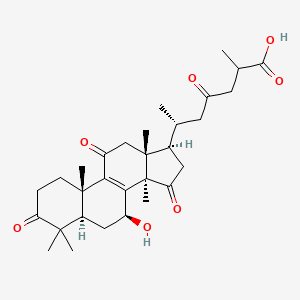 molecular formula C30H42O7 B1252608 Ganoderic Acid D 