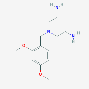 molecular formula C13H23N3O2 B12526124 N~1~-(2-Aminoethyl)-N~1~-[(2,4-dimethoxyphenyl)methyl]ethane-1,2-diamine CAS No. 651714-91-9