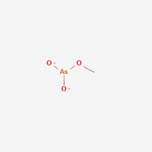 molecular formula CH3AsO3-2 B12526220 Methoxy(dioxido)arsane CAS No. 802033-21-2