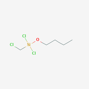 molecular formula C5H11Cl3OSi B12526367 Silane, butoxydichloro(chloromethyl)- CAS No. 669766-76-1