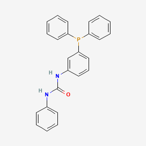 molecular formula C25H21N2OP B12526382 N-[3-(Diphenylphosphanyl)phenyl]-N'-phenylurea CAS No. 869851-39-8