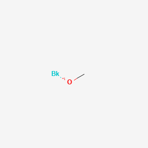 molecular formula CH3BkO- B12526386 Berkelium(1+), methoxy- CAS No. 678143-09-4